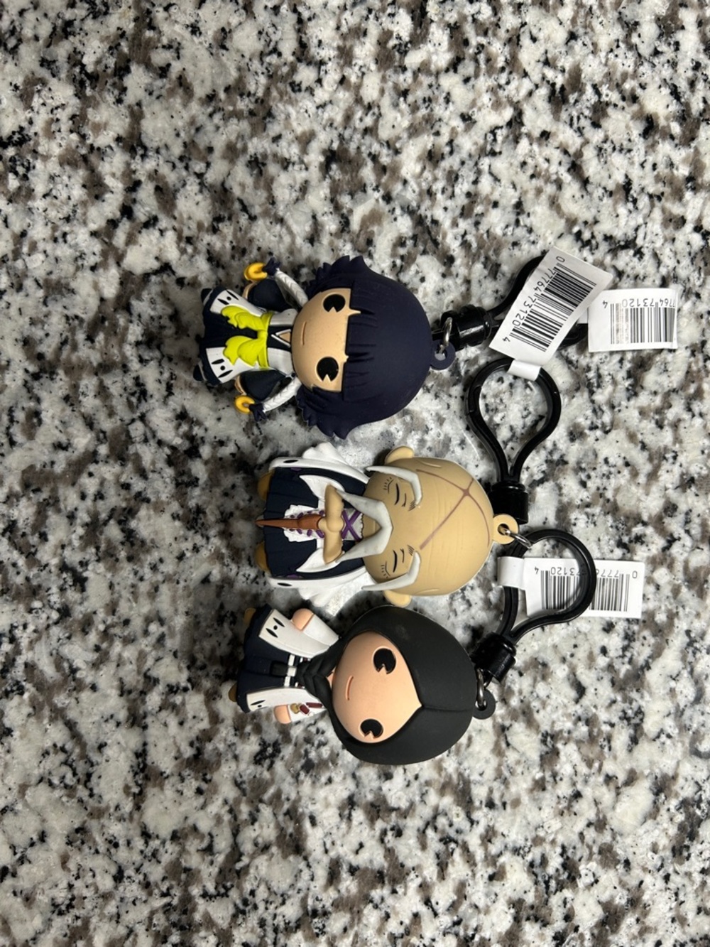 BLEACH 3D Foam Bagclip - SERIES 2 Rubber Keychain Trio